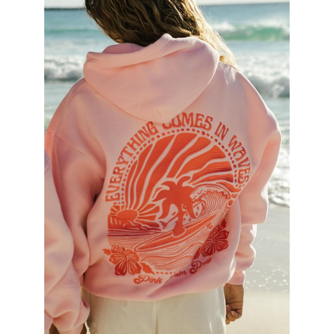 [$81 OFF] || Sunset Waves Hoodie - Low in Stock